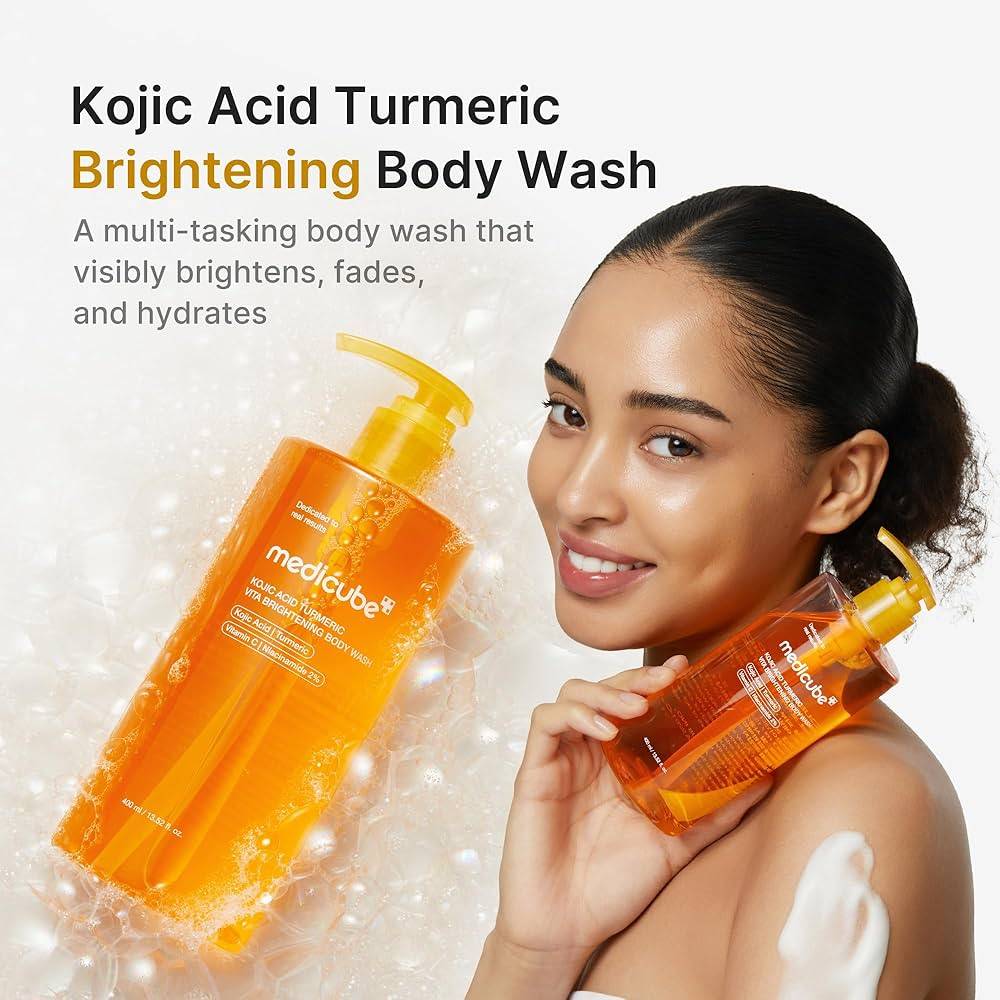 MEDICUBE Kojic Acid Turmeric Brightening Body Wash  400ml product image