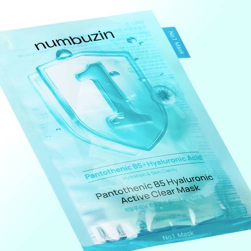 Numbuzin No.1 Pantothenic B5 Hyaluronic Active Clear Mask - 5 Pieces product image