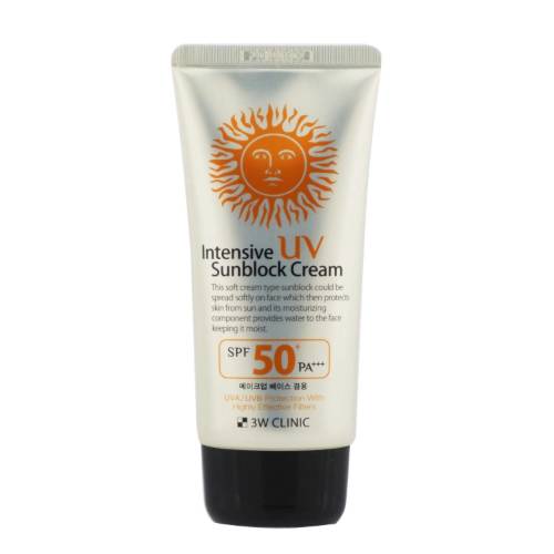 3W Clinic Intensive UV Sunblock Cream SPF50 PA+++ 70ml product image