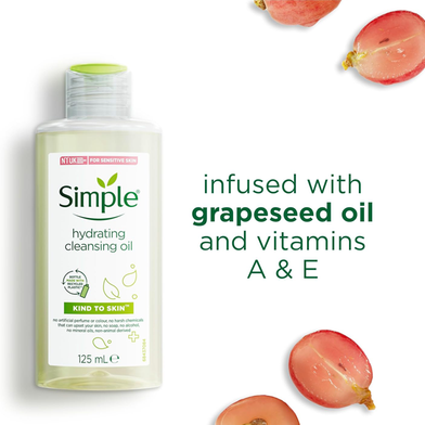 Simple Sensitive Skin Experts Hydrating Cleansing Oil 125ml product image
