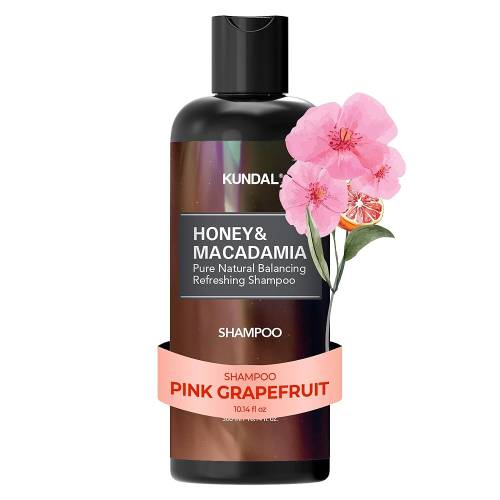 kundal honey and macadamia shampoo pink grapefruit product image