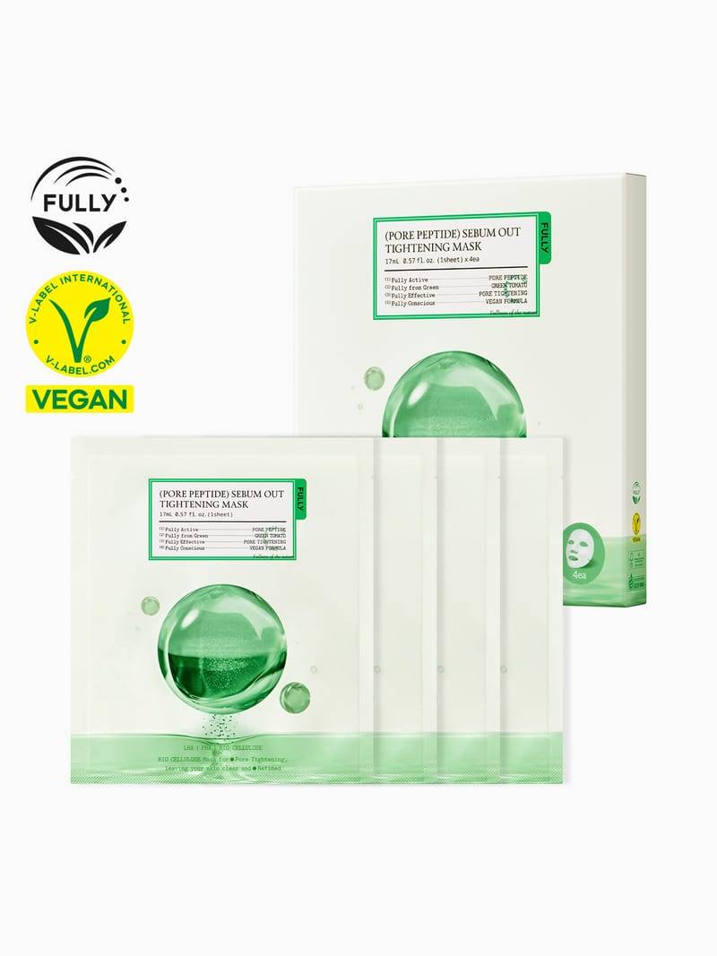 FULLY Pore Peptide Sebum Out Tightening Mask (4ea) product image