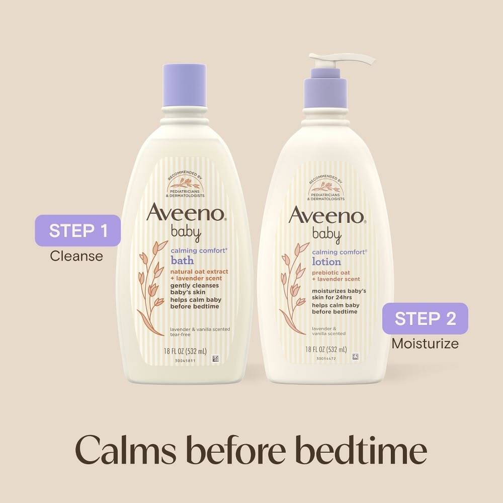 Aveeno Baby Calming Comfort Bath with Natural Oat Extract 236 ml product image