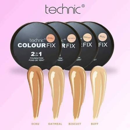 Technic Colour Fix 2 IN 1 Pressed Powder & Cream Foundation Buff product image