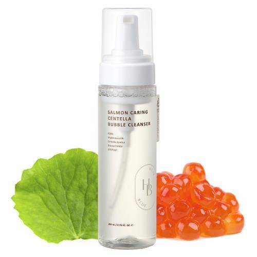 HEVEBLUE Salmon Caring Centella Bubble Cleanser 200ml product image