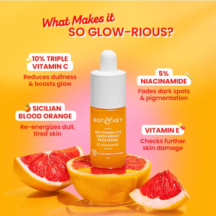 Dot & Key 10% Vitamin C+E and 5% Niacinamide Serum 30ml product image