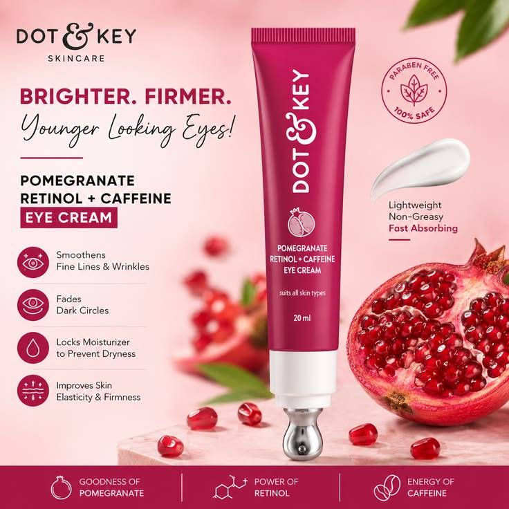 Dot & Key Pomegranate Retinol + Caffeine Eye Cream 20ml product image