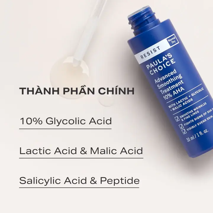 Paula's Choice Resist Advanced Smoothing Treatment 10% AHA 30ml product image