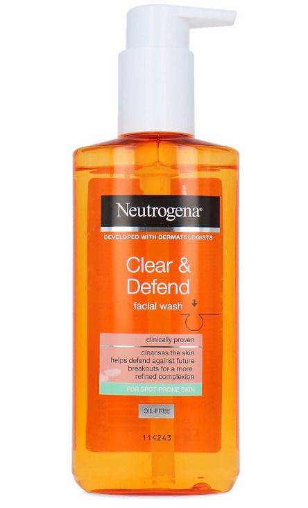 Neutrogena 2% Salicylic Acid Clear & Defend Facial Wash  200ml product image