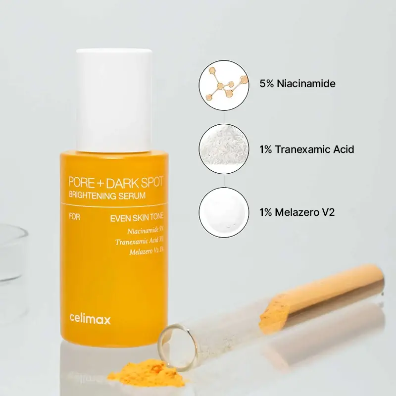 CELIMAX Pore+Dark Spot Brightening Serum 30ml product image