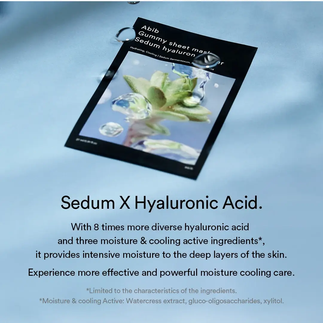 ABIB Gummy Sheet Mask Sedum Hyaluron Sticker (10 Sheets)  27ml product image