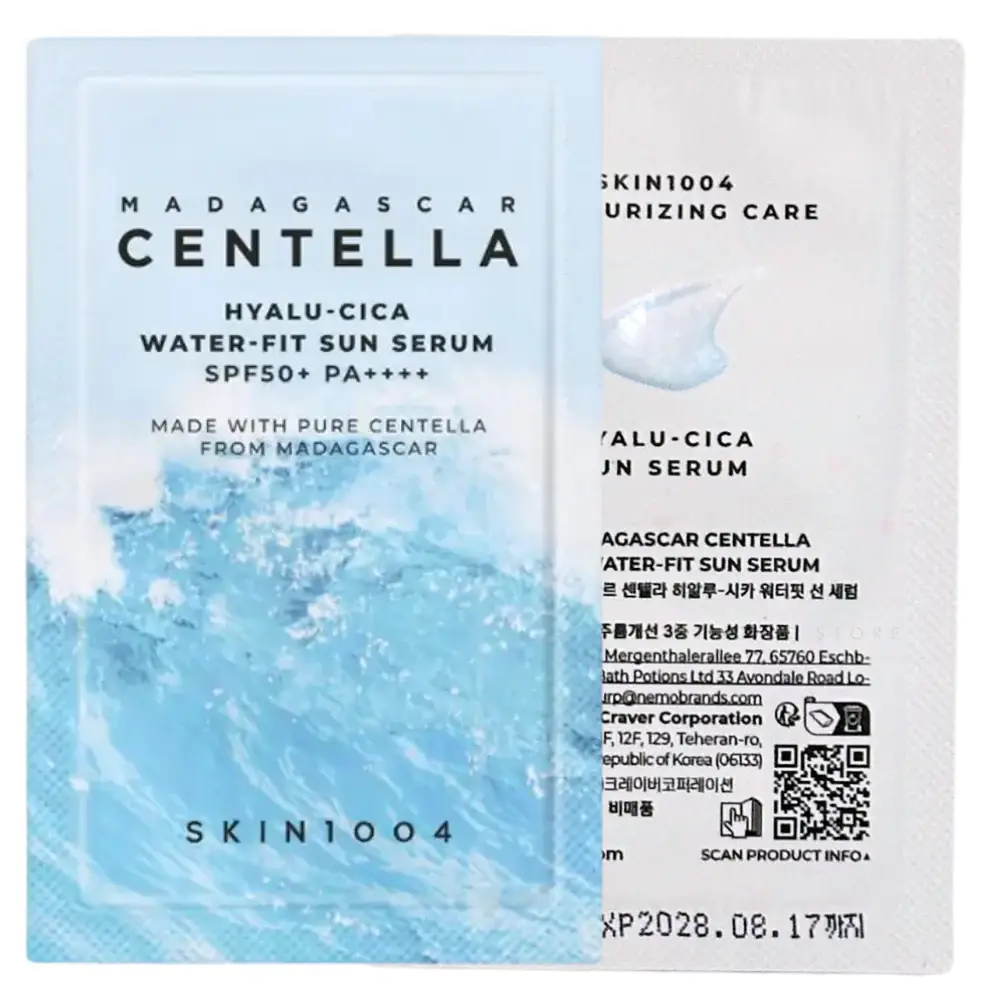 Madagascar Centella Hyalu Cica Water-Fit Sun Serum 1.5ml