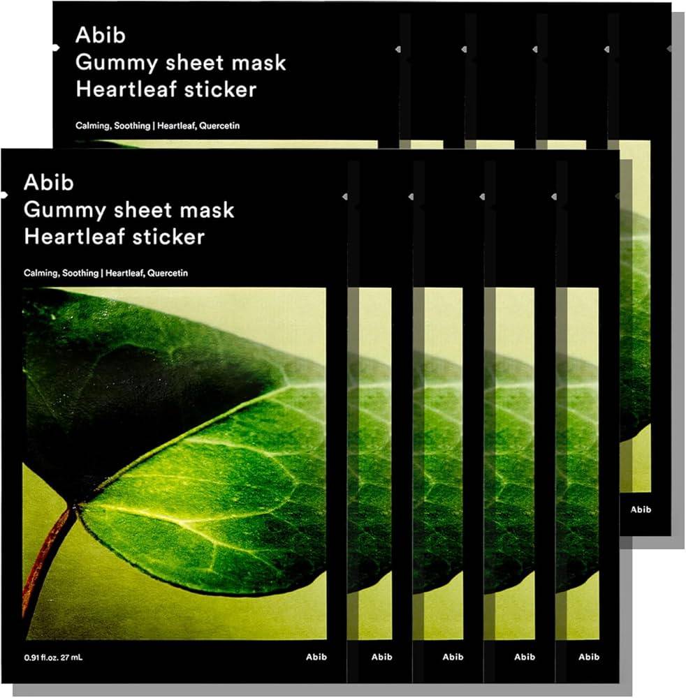 ABIB Gummy Sheet Mask Heartleaf Sticker (10 Sheets) 27ml product image