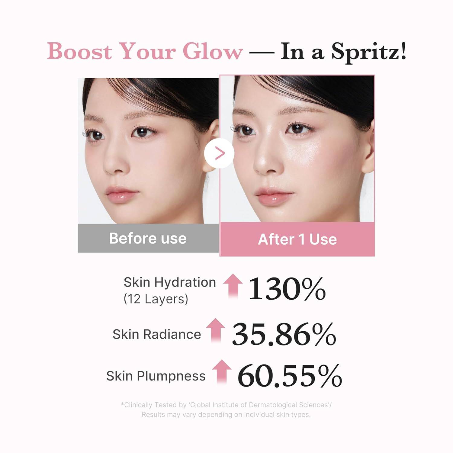 MEDICUBE PDRN Pink Collagen Glow Jelly Mist Serum 100ml product image