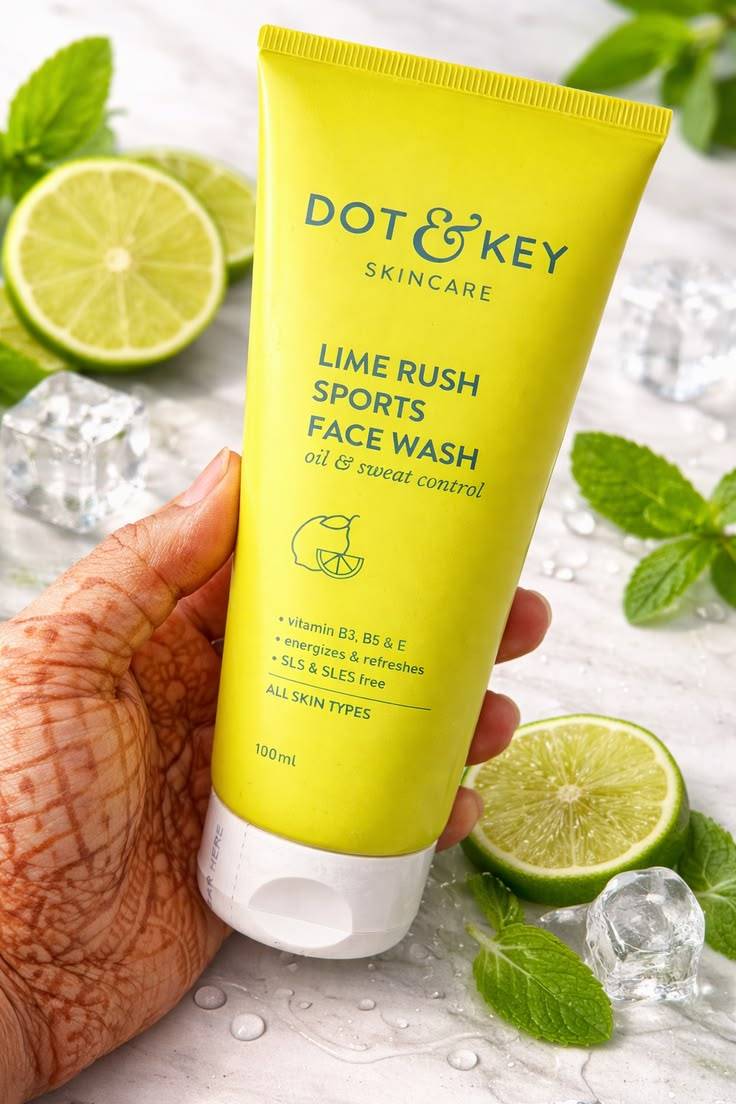 DOT & KEY Lime Rush Sports Face Wash 100ml product image
