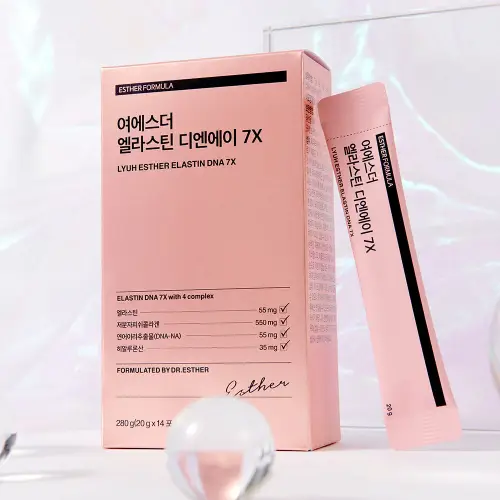 ESTHER FORMULA LYUH ESTHER ELASTIN DNA 7X 280g (20 g × 14 packets) product image