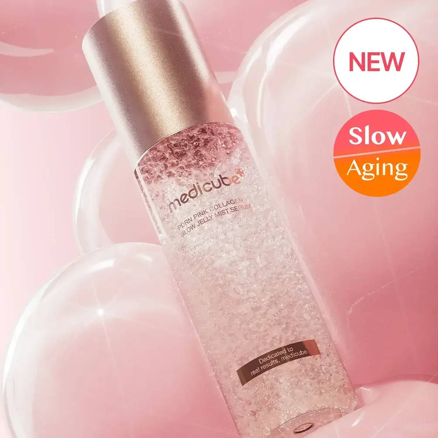 MEDICUBE PDRN Pink Collagen Glow Jelly Mist Serum 100ml product image