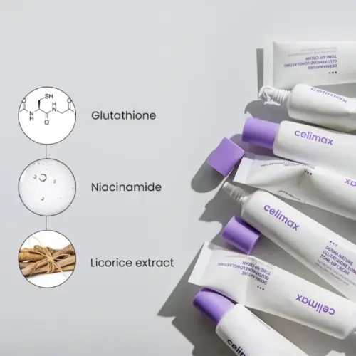 CELIMAX DERMA NATURE GLUTATHIONE LONGLASTING TONE-UP CREAM 35ML product image