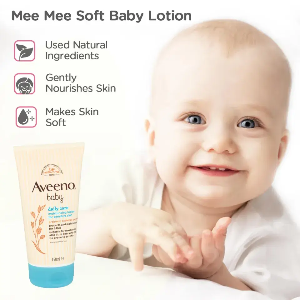 Aveeno Baby Daily Care Moisturising Lotion for Sensitive Skin 150ml product image