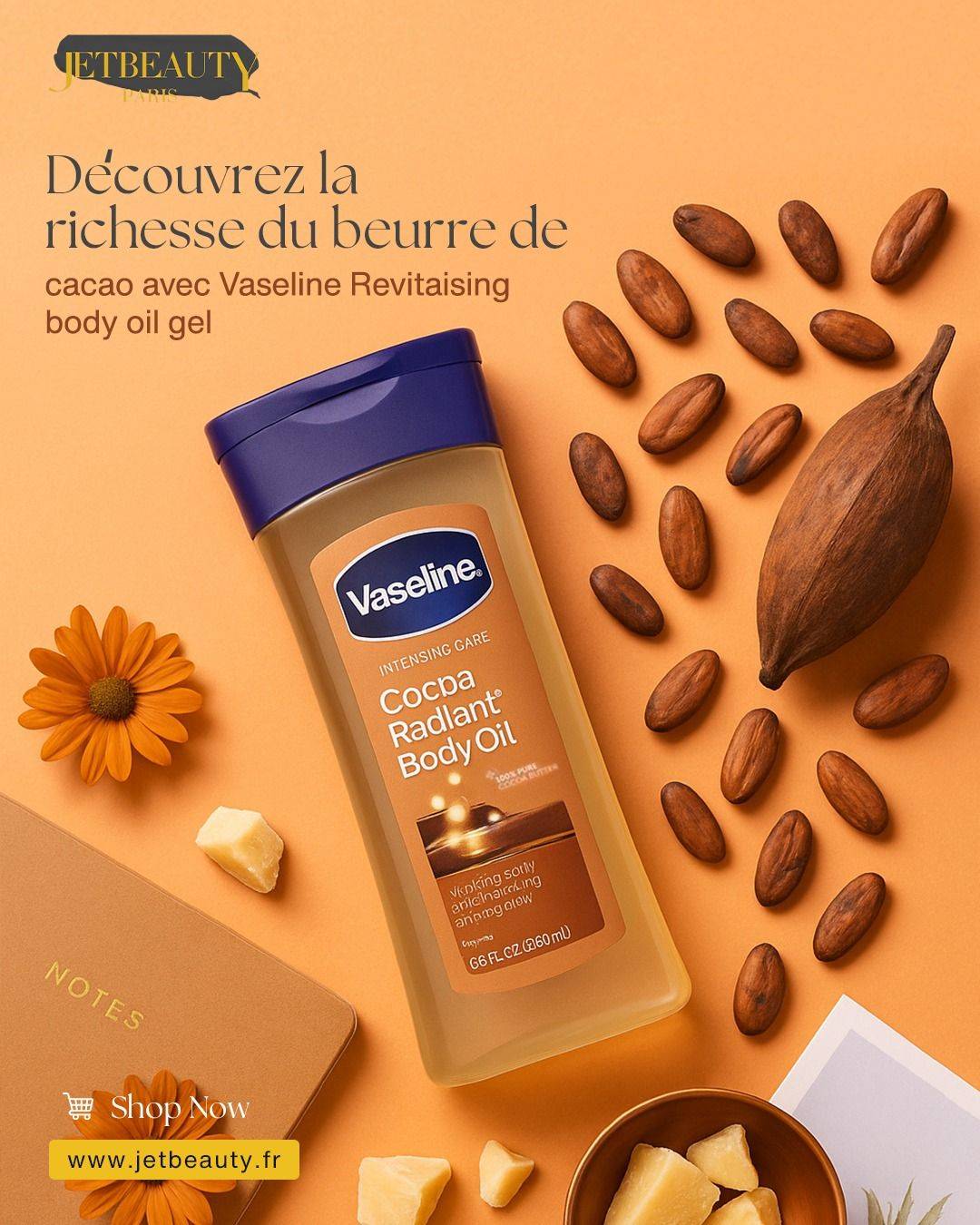 VASELINE Intensive Care Cocoa Radiant Body Oil 200 ml product image