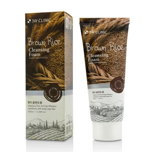3W Clinic Brown Rice Foam Cleansin 100ml product image