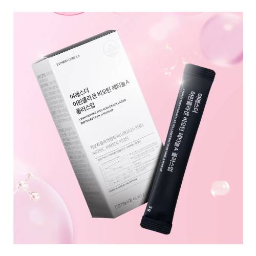 ESTHER FORMULA Fish Scales Collagen Biotin Retinol A Plus Up 42g (3g × 14 Packets) product image