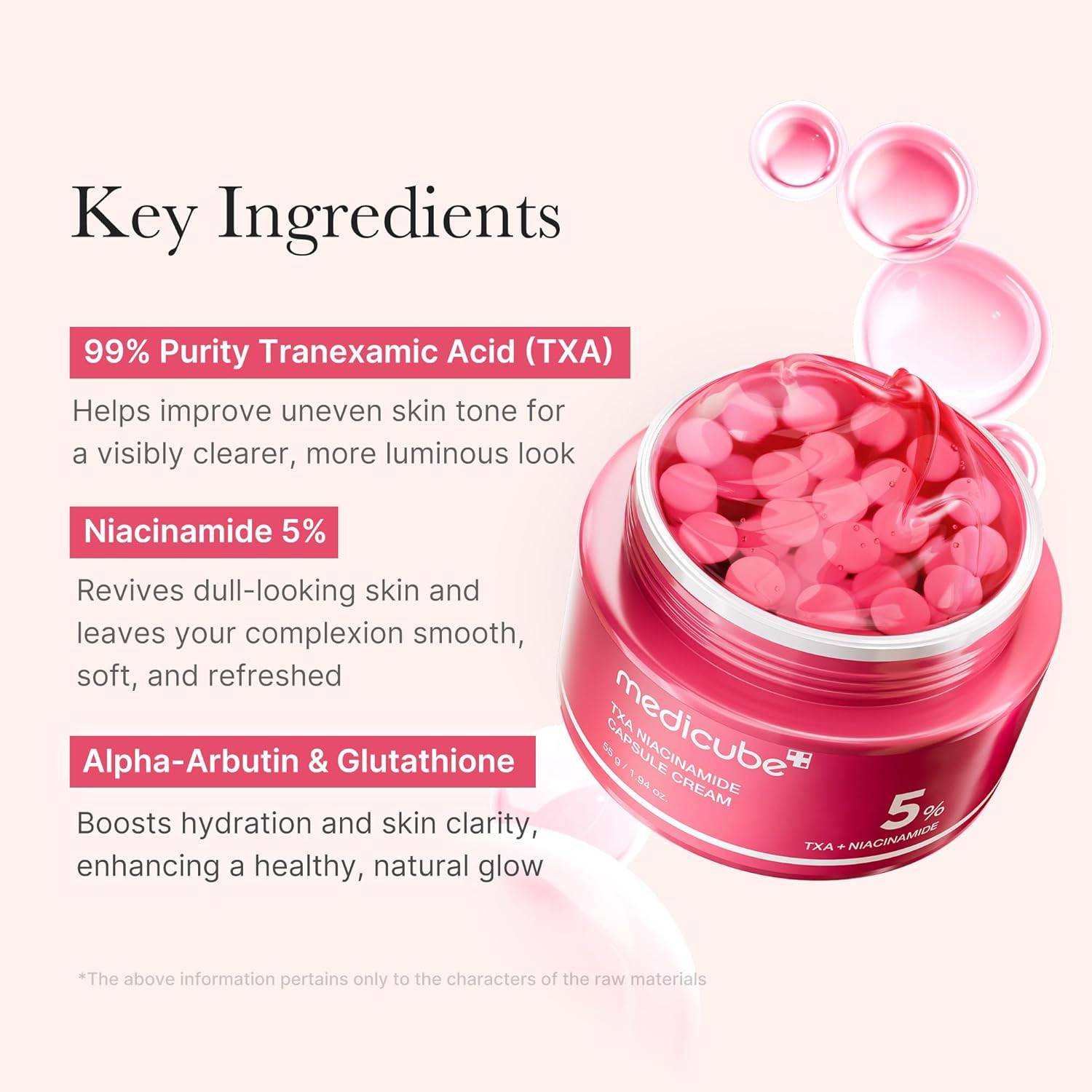 Medicube TXA NIACINAMAIDE CAPSULE CREAM 55g product image