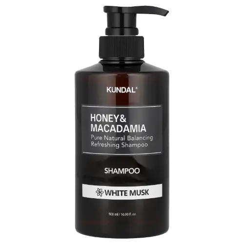 Kundal Honey & Macadamia Natural Shampoo(White Musk) 500 ml