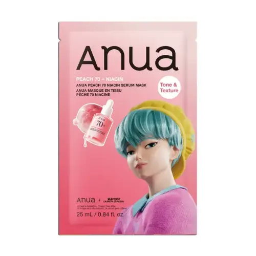 ANUA KDH Peach 70 Niacin Serum Face Mask 25ml