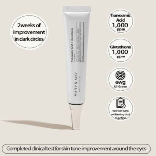 Mary&May Tranexamic Acid+Glutathion Eye Cream 12g (Mini)