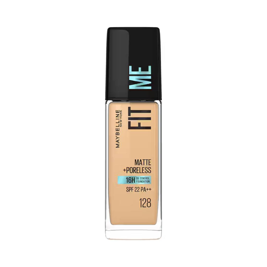 Maybelline Fit Me Matte + Poreless Foundation- Warm Nude 128 - Maybelline product in Bangladesh