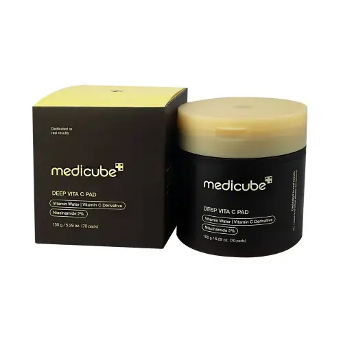 MEDICUBE Deep Vita C Pad with Vitamin Water, Vitamin C Derivative and Niacinamide 2% 70 PADS - Medicube product in Bangladesh