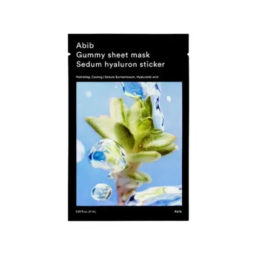 ABIB Gummy Sheet Mask Sedum Hyaluron Sticker (10 Sheets)  27ml