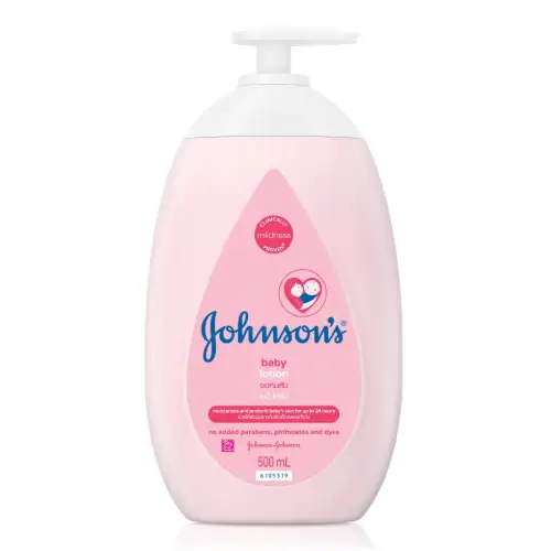 Johnson's  Moisturizing Pink Baby Lotion with Coconut Oil - 500ml - Johnson product in Bangladesh