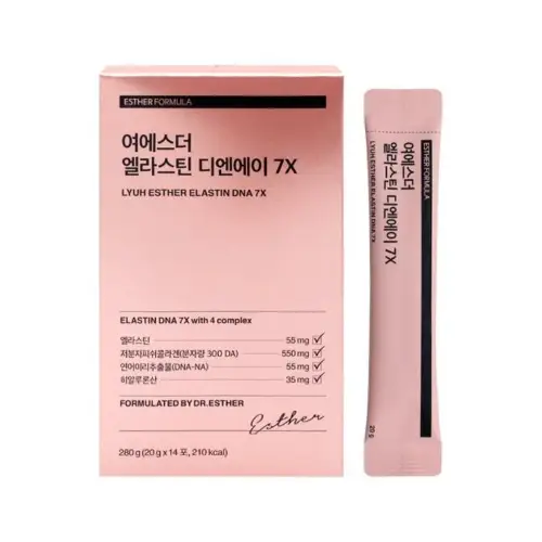ESTHER FORMULA LYUH ESTHER ELASTIN DNA 7X 280g (20 g × 14 packets)
