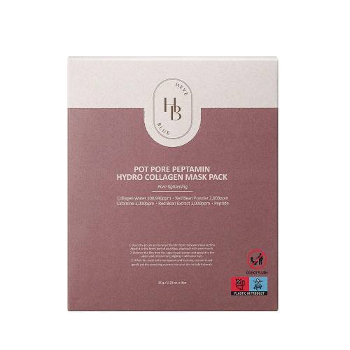 HEVEBLUE Pot Pore Peptamin Hydro Collagen Mask Pack (35g * 4ea) - HEVEBLUE product in Bangladesh