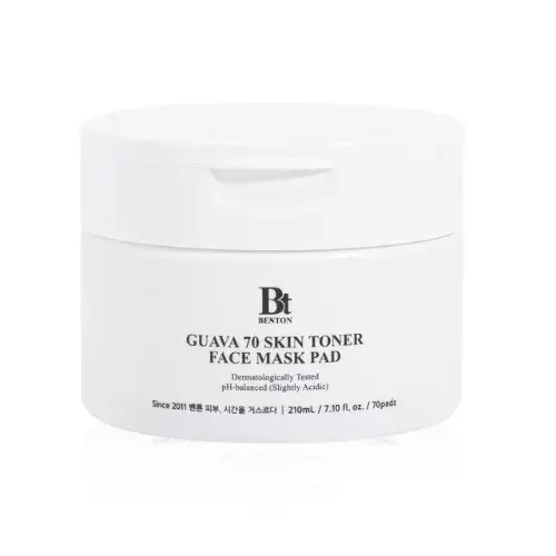 BENTON Guava 70 Skin Toner Face Mask Pad 210ml (70pads) - BENTON product in Bangladesh