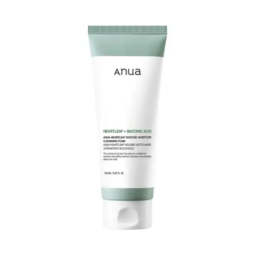 ANUA Heartleaf Succinic Moisture Cleansing Foam 150ml - Anua product in Bangladesh