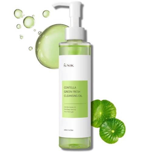 iUNIK Centella Green Fresh Cleansing Oil 200ml - Iunik product in Bangladesh