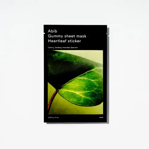 ABIB Gummy Sheet Mask Heartleaf Sticker (10 Sheets) 27ml