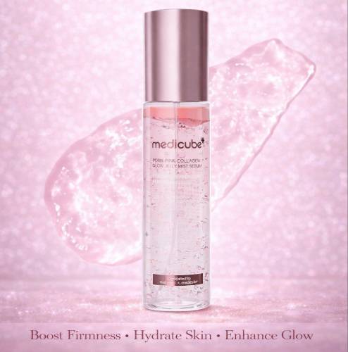 MEDICUBE PDRN Pink Collagen Glow Jelly Mist Serum 100ml - Medicube product in Bangladesh