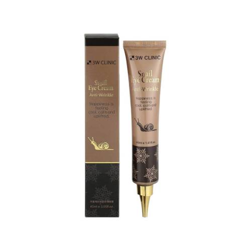 3W Clinic Snail Anti-Wrinkle Eye Cream 40 ml - 3W Clinic product in Bangladesh