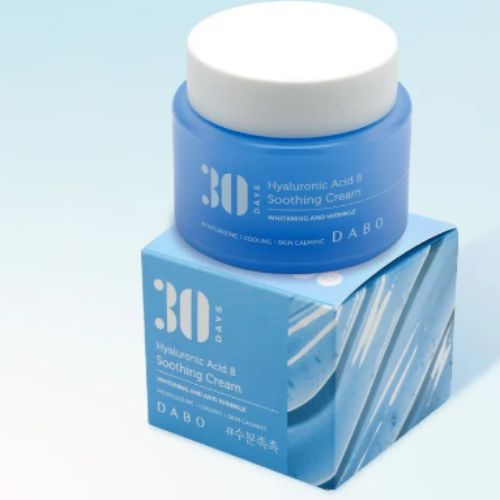 DABO 30 Days Hyaluronic Acid 8 Soothing Cream 100ml - Dabo product in Bangladesh