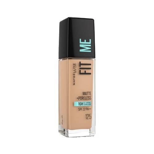 Maybelline Fit Me Matte + Poreless Foundation- Nude Beige 125 - Maybelline product in Bangladesh