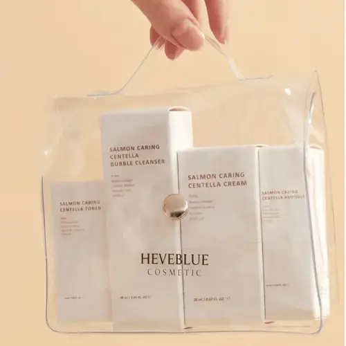 HEVEBLUE Salmon Caring Centella Special Travel Kit (4 PCS) - HEVEBLUE product in Bangladesh