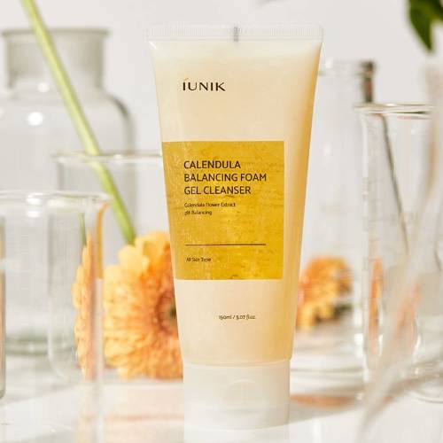 iUNIK Calendula Balancing Foam Gel Cleanser 150ml - Iunik product in Bangladesh